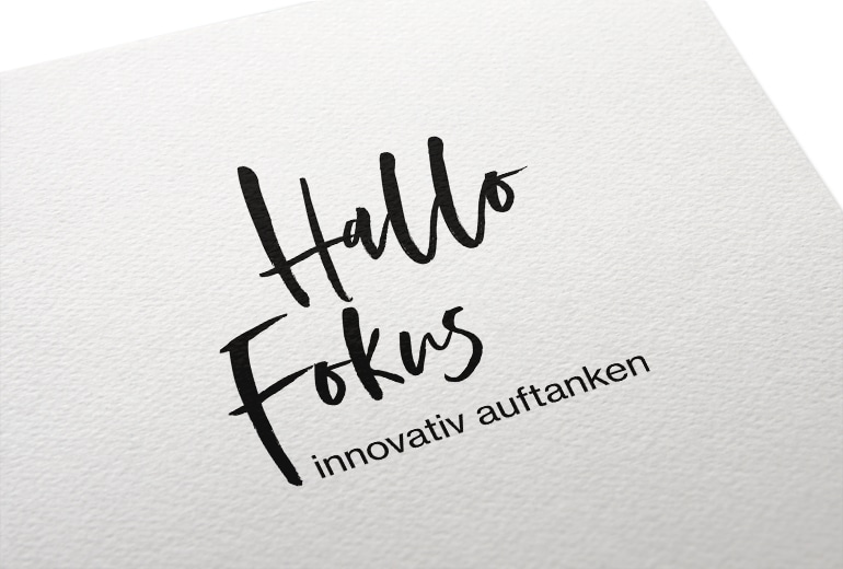 Logoentwicklung Hallo Fokus Delicious Design