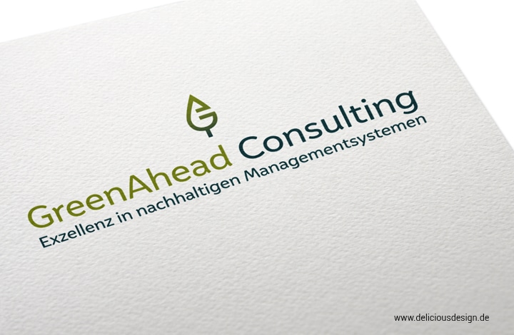 Logodesign für Peggy Wenzel Greenahead Consulting - Delicious Design