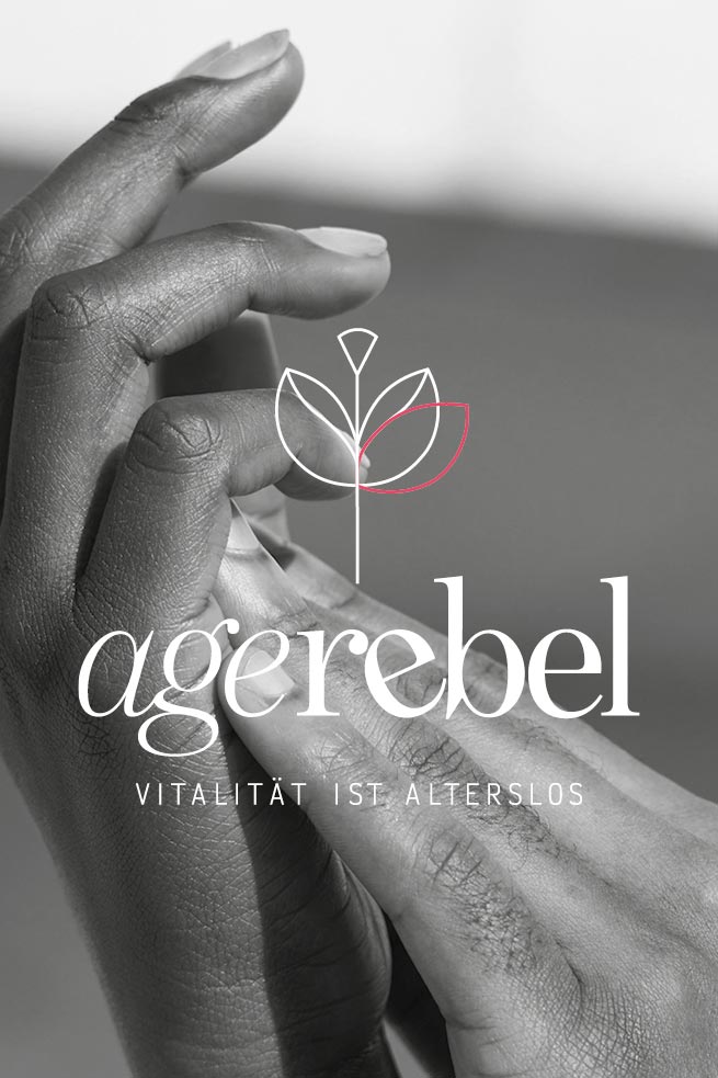 Premium Brand Design, agerebel Logo, Ernährungsberatung