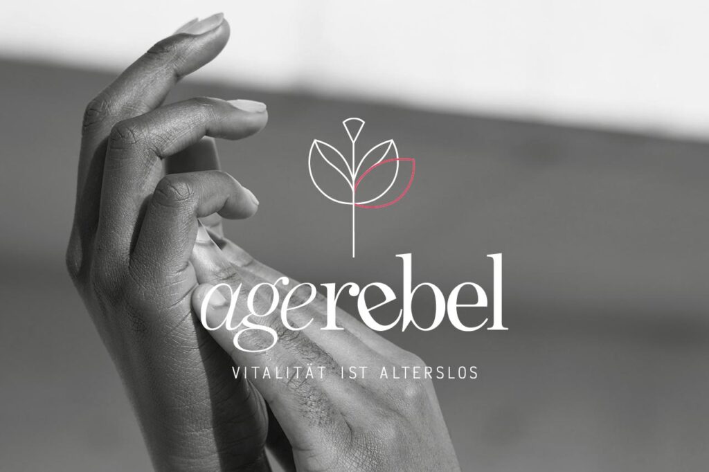 Beispiel Persönliche Marke. Premium Brand Design, agerebel Logo, Ernährungsberatung