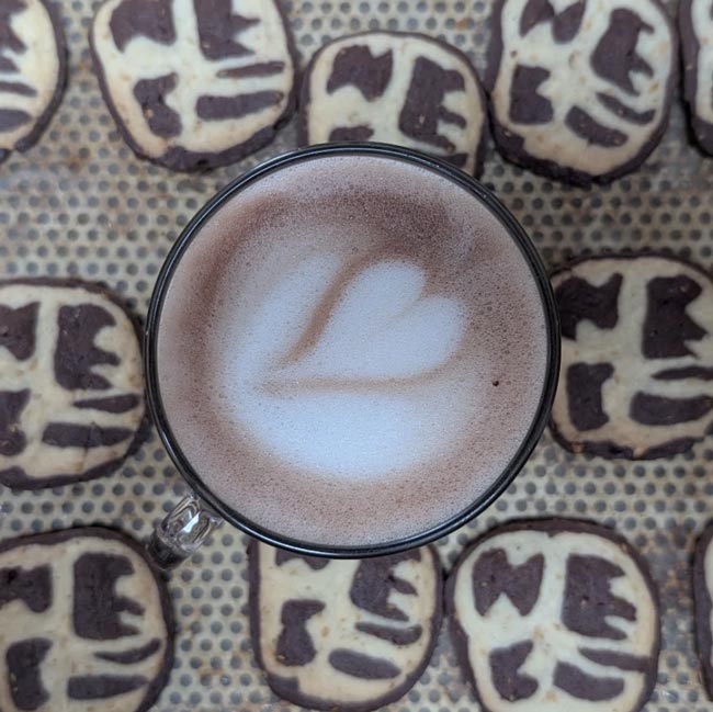 Anwendung Logo, selbstgebackene Plätzchen