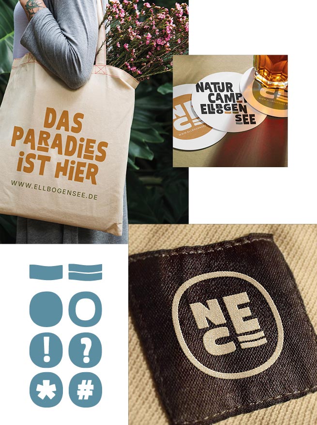 Branding Naturcamping Markenwelt, Icons, Bildmarke