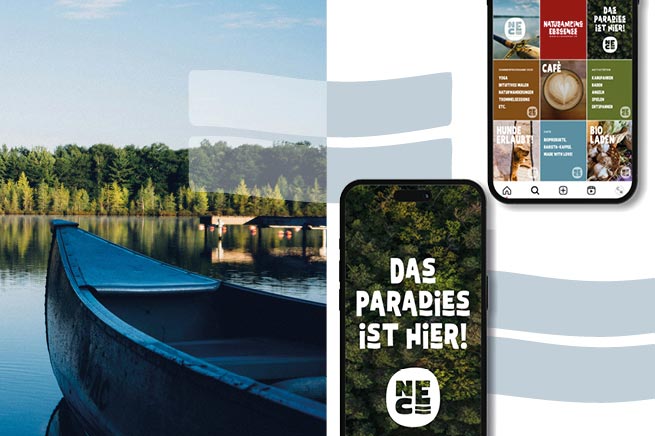 Branding Naturcamping Instagram-Feed, Look & Feel