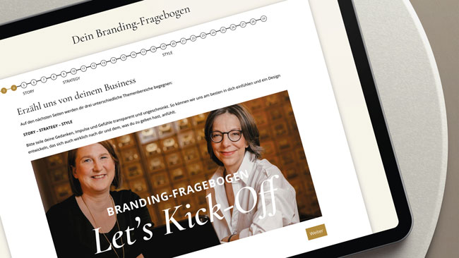 Wordpress Webdesign, Briefingformular von Delicious Design