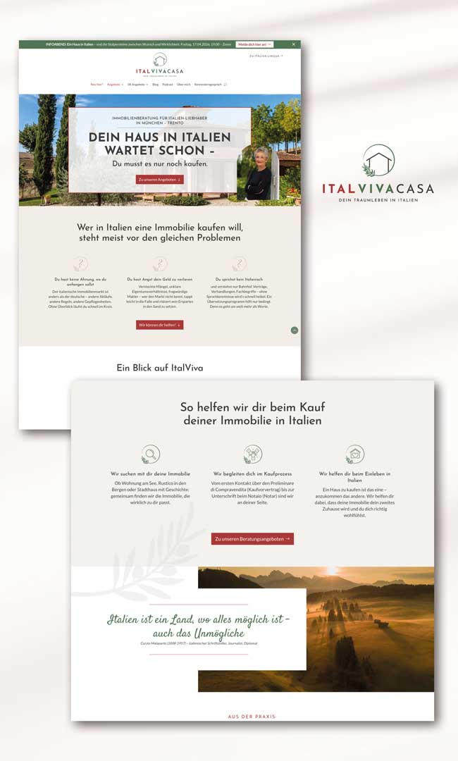 Website Relaunch, Nachherbeispiel