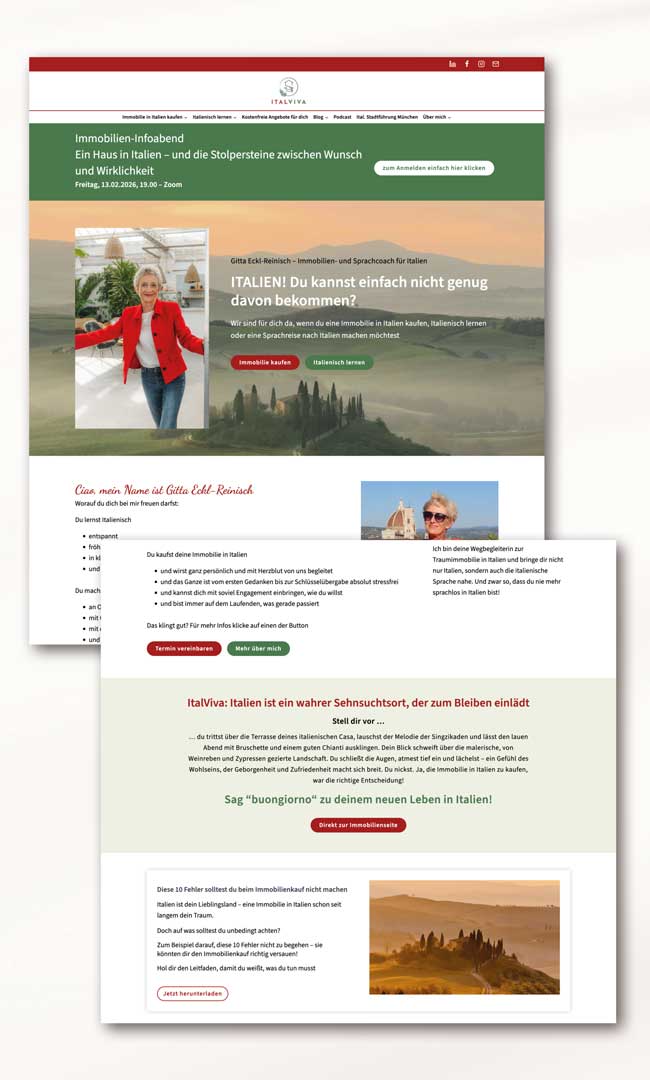 Website Relaunch, Vorherbeispiel